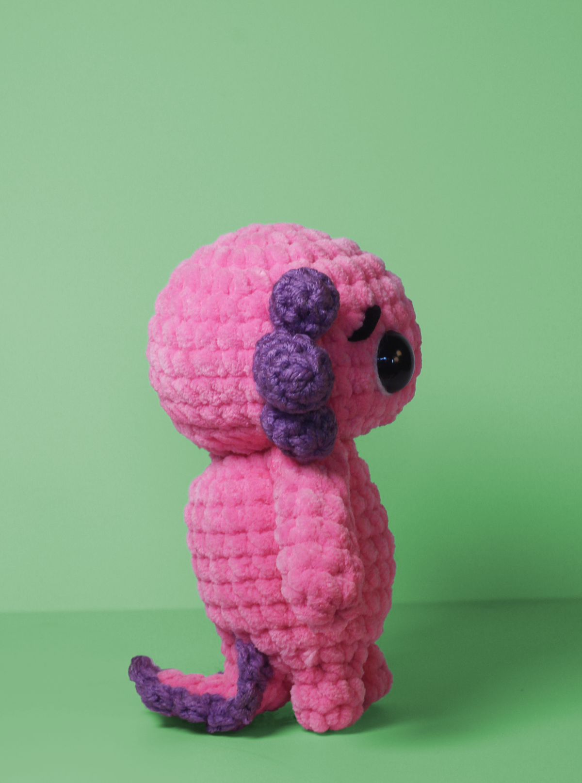 Crochet Axolotl Plush – Handmade Chunky Amigurumi Pal