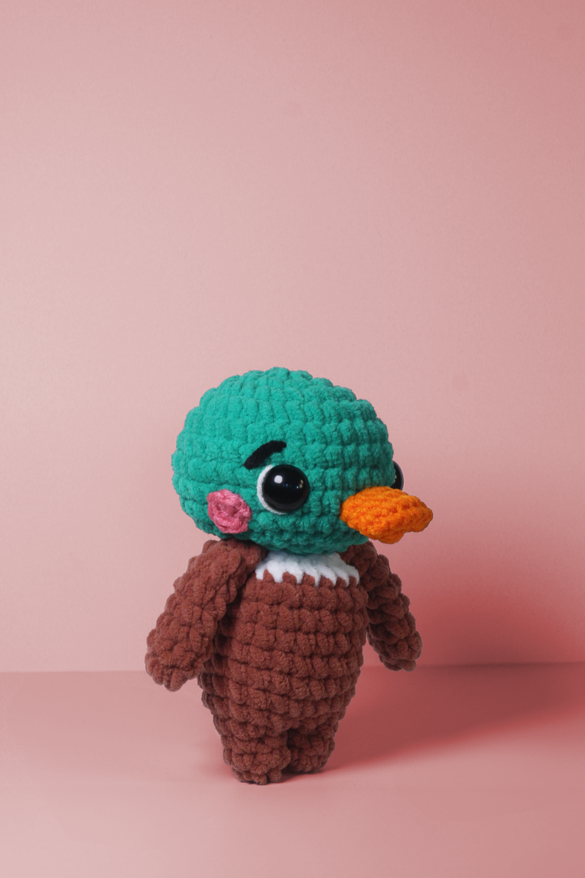 Crochet Duck Plush – Handmade Chunky Amigurumi Duckling Pal
